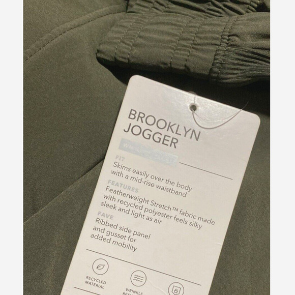 Athleta Brooklyn Jogger Pants | Plus Sz 24 | Mountain Olive Green NEW! - Picture 9 of 9